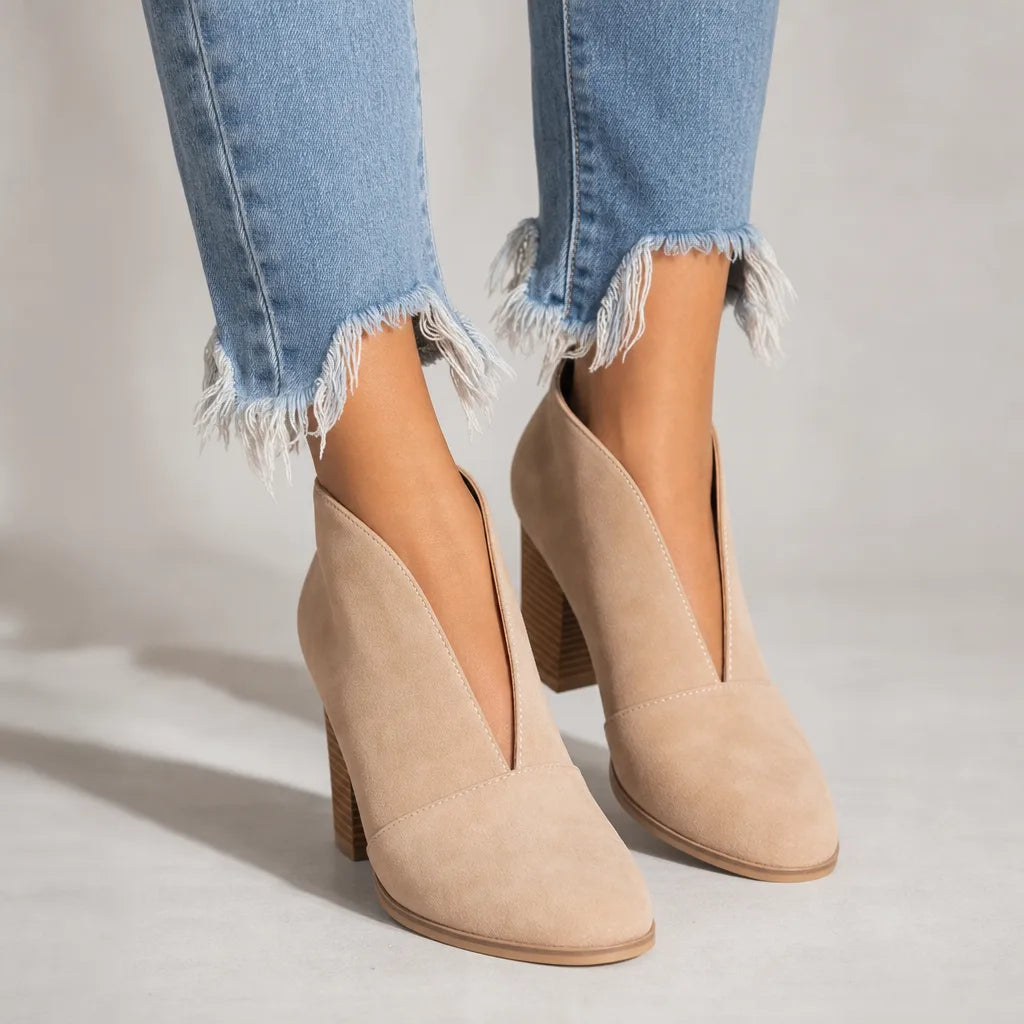 Fenella | Womens Fall Ankle Booties - By Qivii