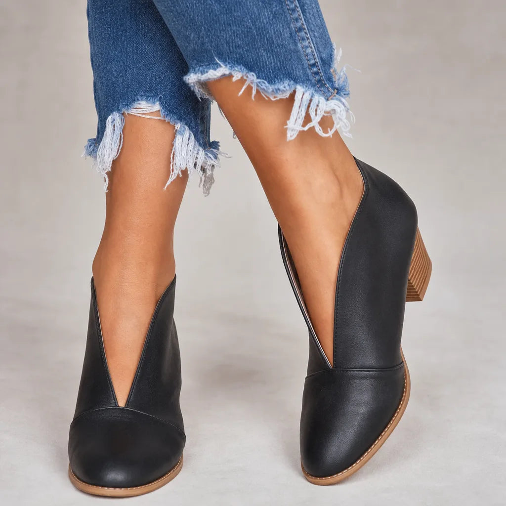 Fenella | Womens Fall Ankle Booties - By Qivii