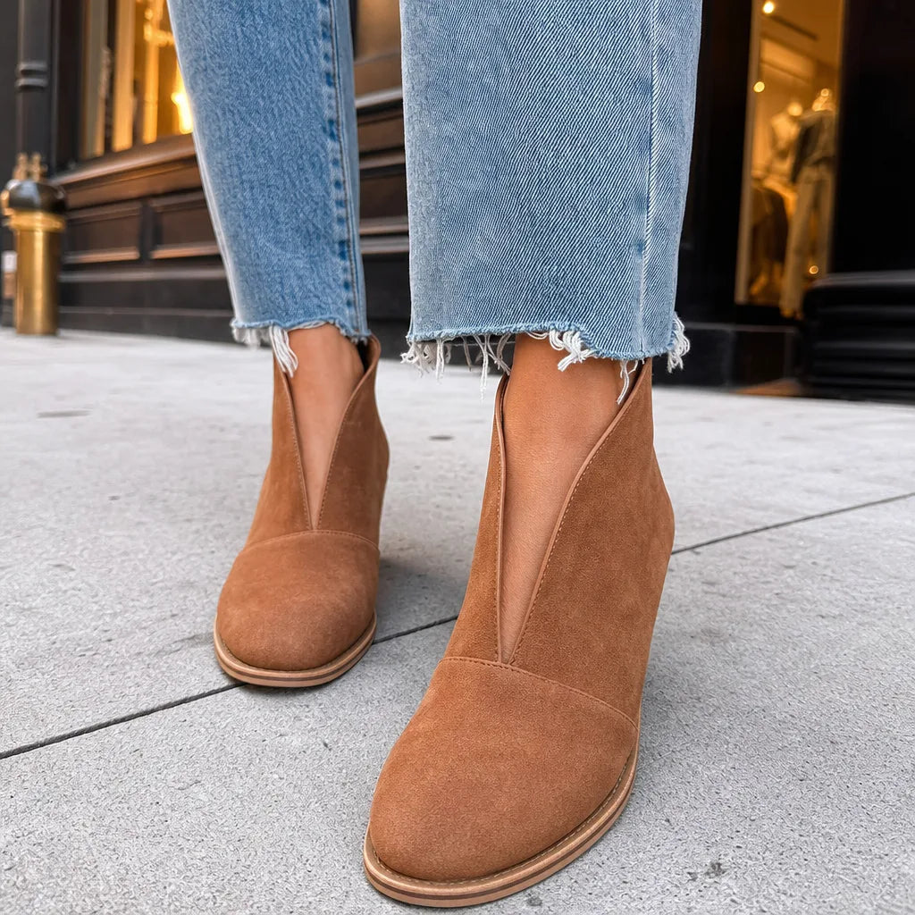 Fenella | Womens Fall Ankle Booties - By Qivii