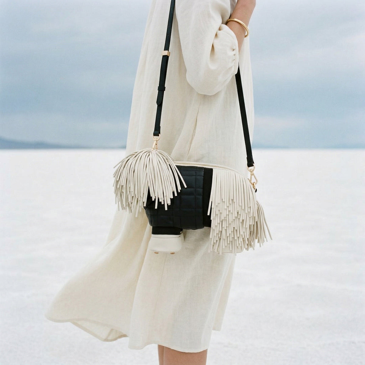 Fringe Pup Couture Bag - By Qivii