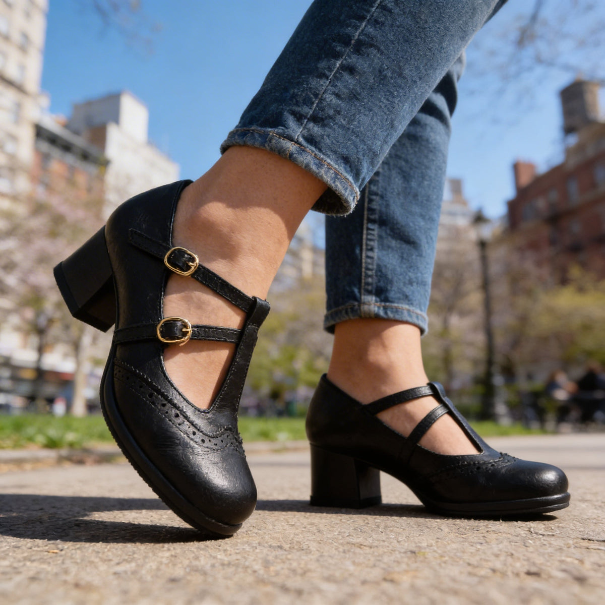 Sadie Mae Brogue Loafers - By Qivii