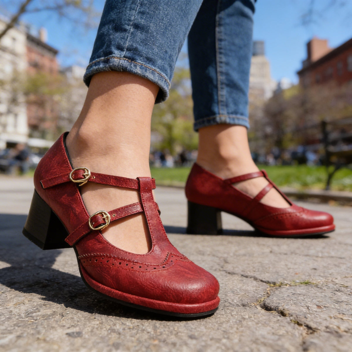 Sadie Mae Brogue Loafers - By Qivii