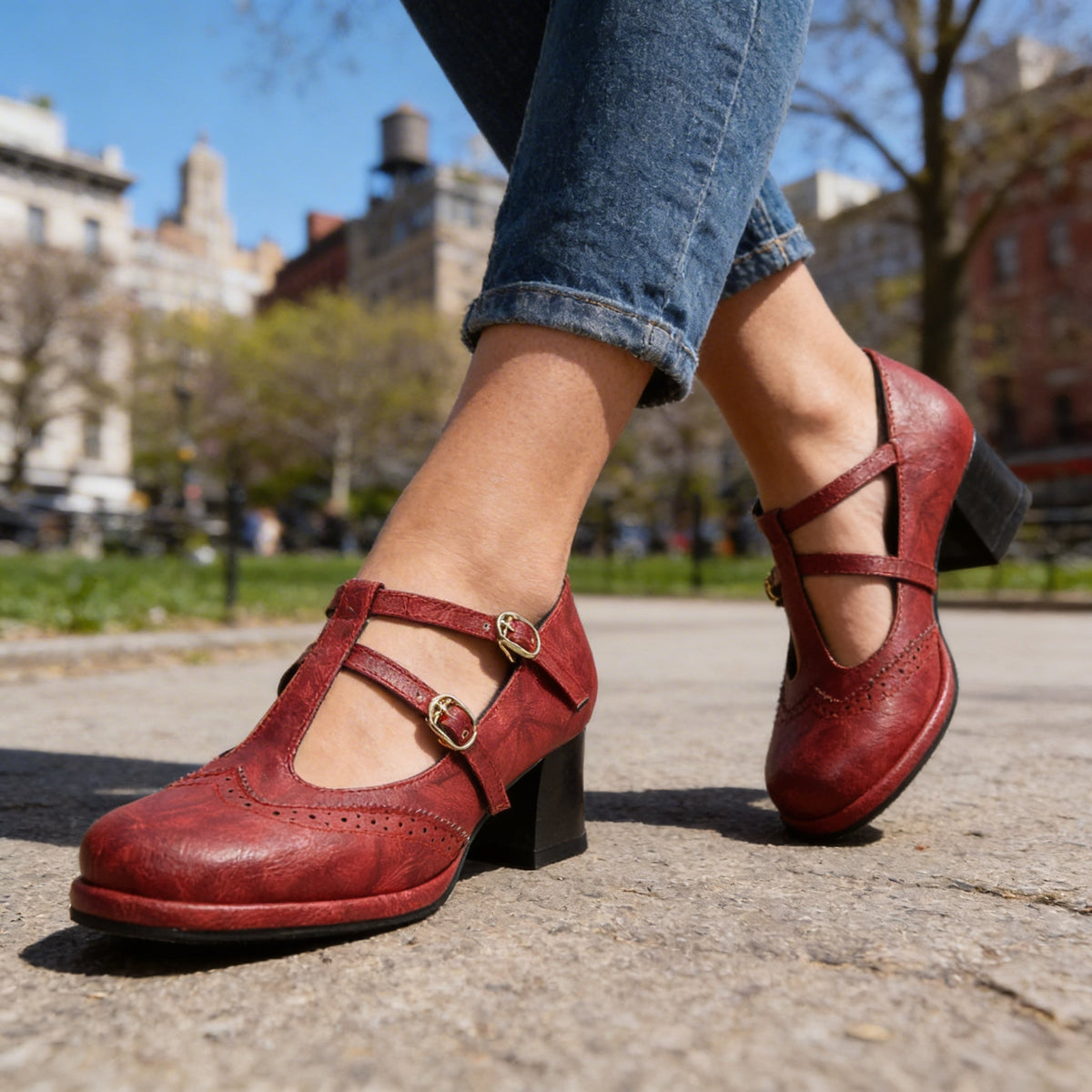 Sadie Mae Brogue Loafers - By Qivii
