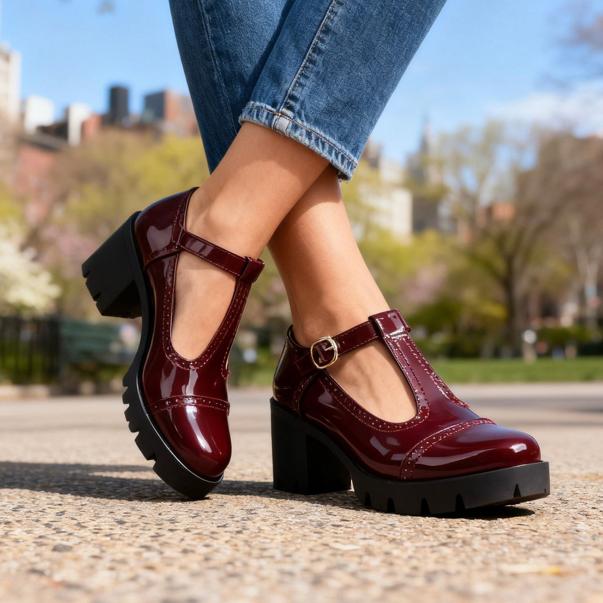 Daisy Brogue Loafers - By Qivii