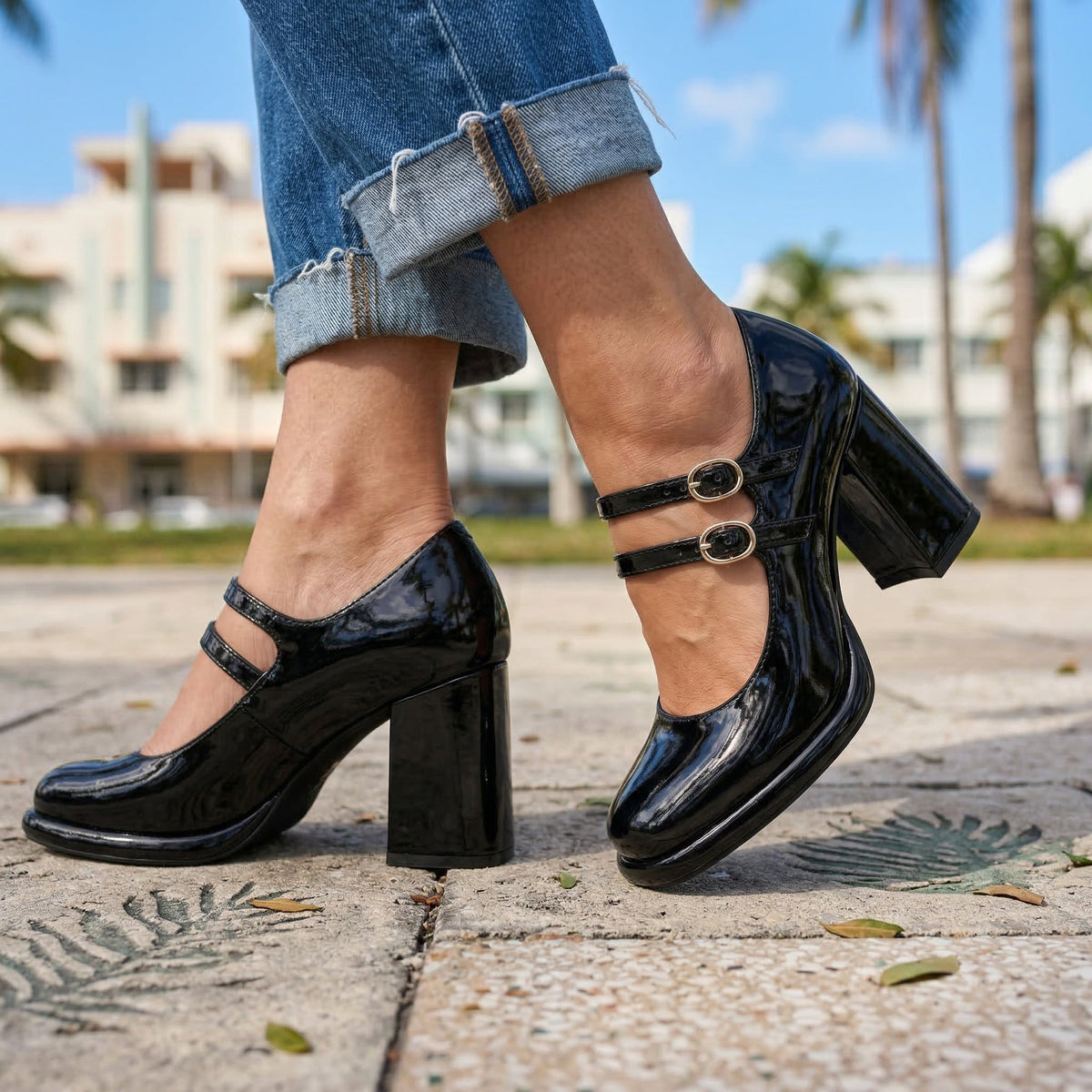 Marissa Twin Strap Loafers - By Qivii