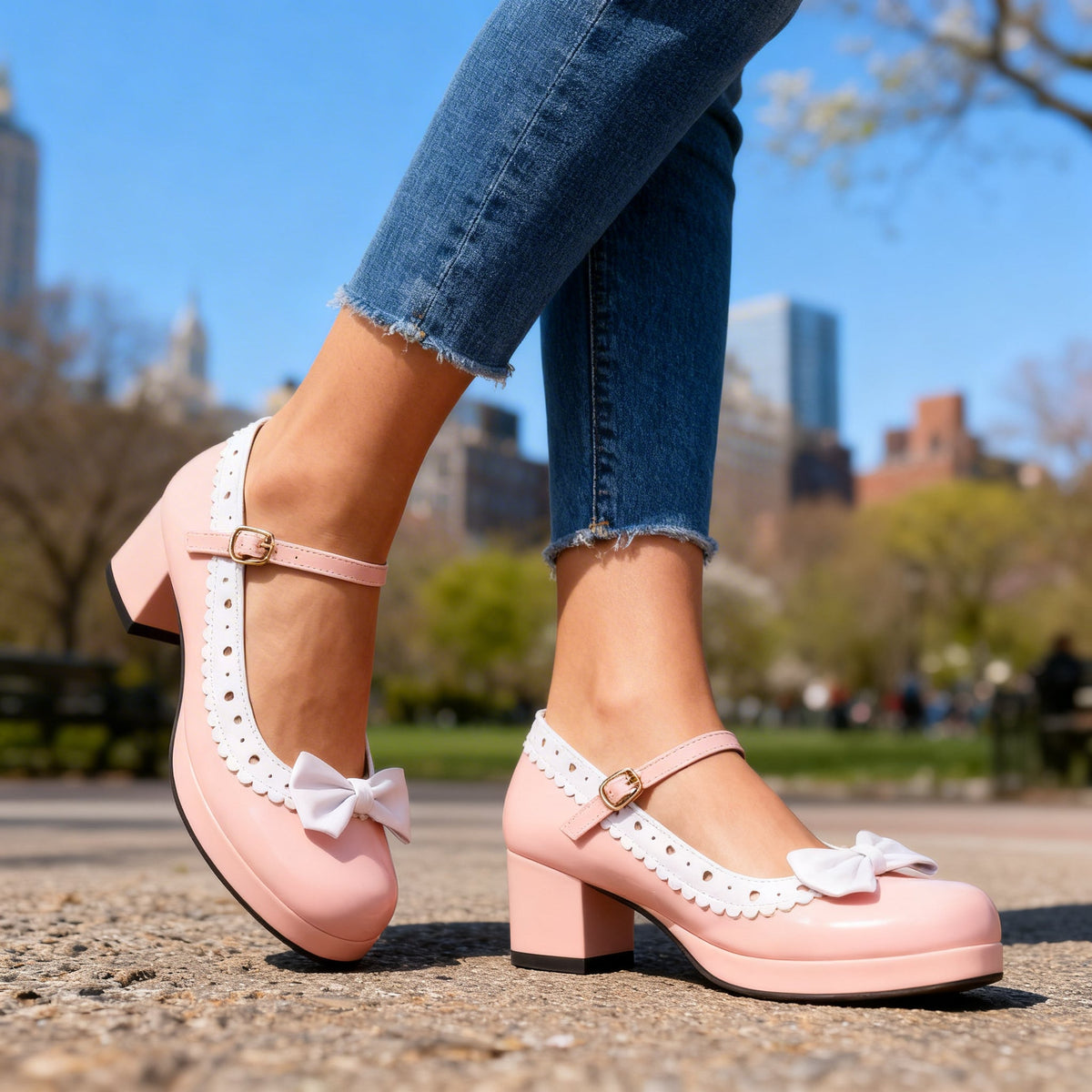 Daphne Bow-Tie Loafers - By Qivii