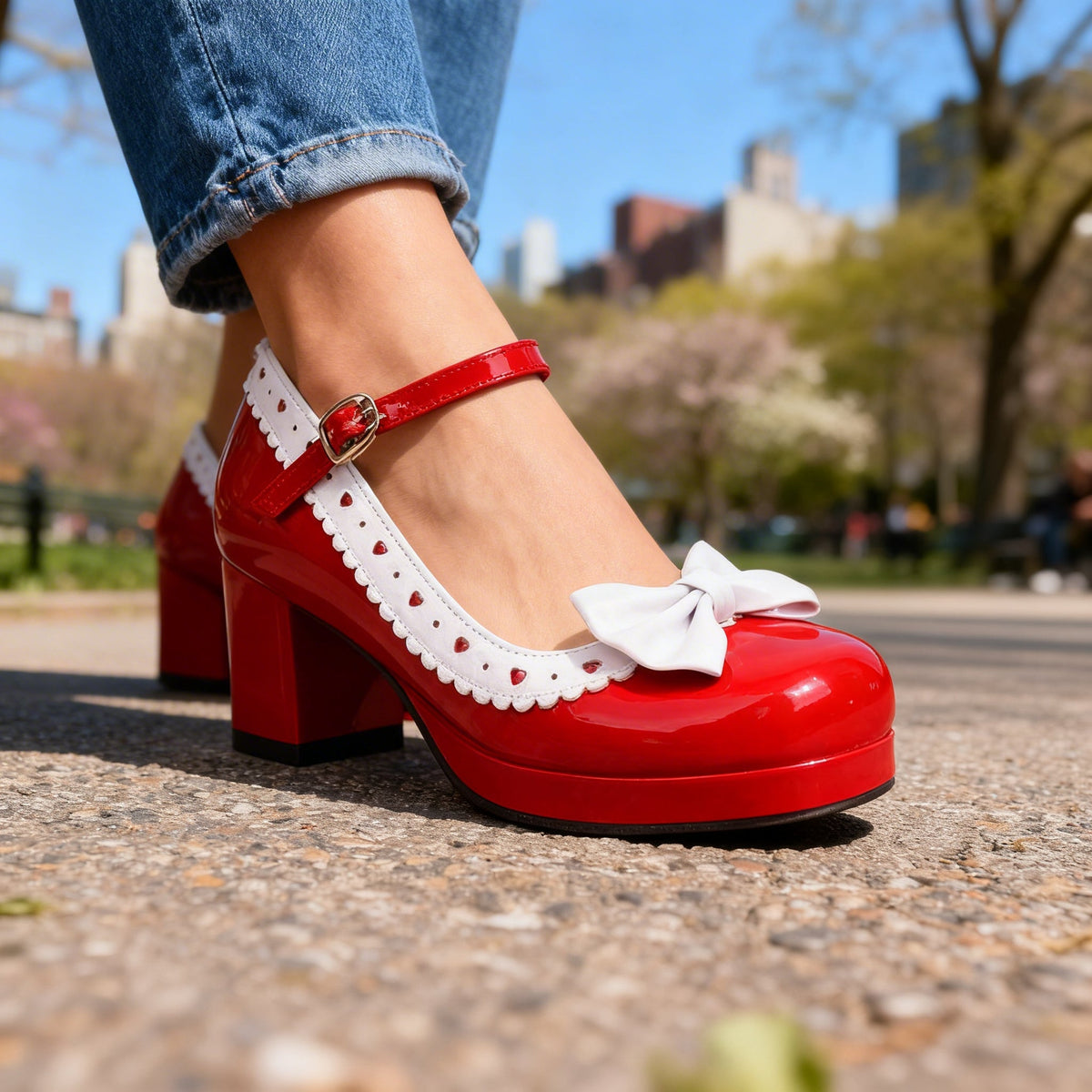 Daphne Bow-Tie Loafers - By Qivii