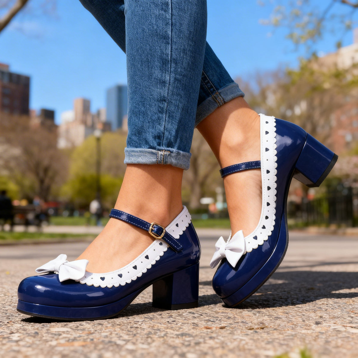 Daphne Bow-Tie Loafers - By Qivii