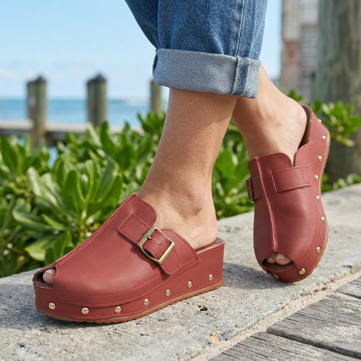 Melissa Platform Sandals - By Qivii
