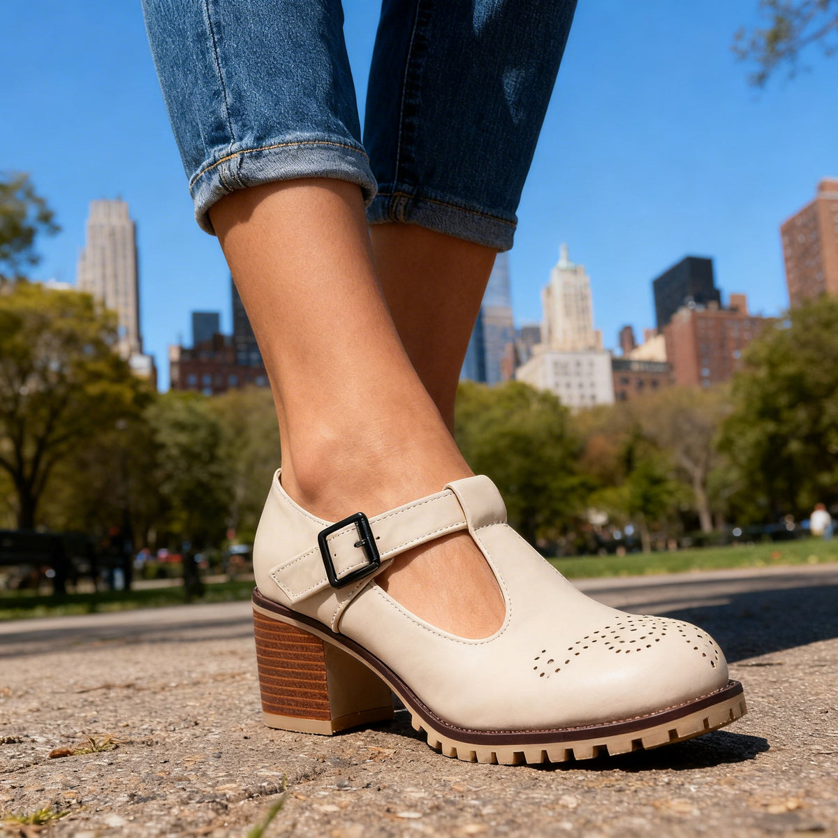 Jacklyn Brogue Loafers - By Qivii