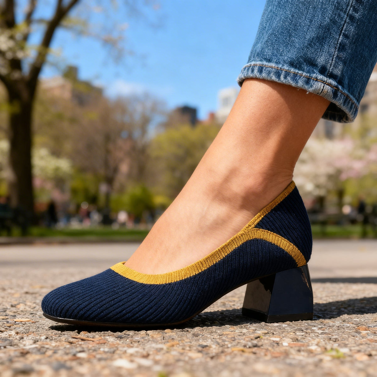Rosabella Woven Pumps - By Qivii