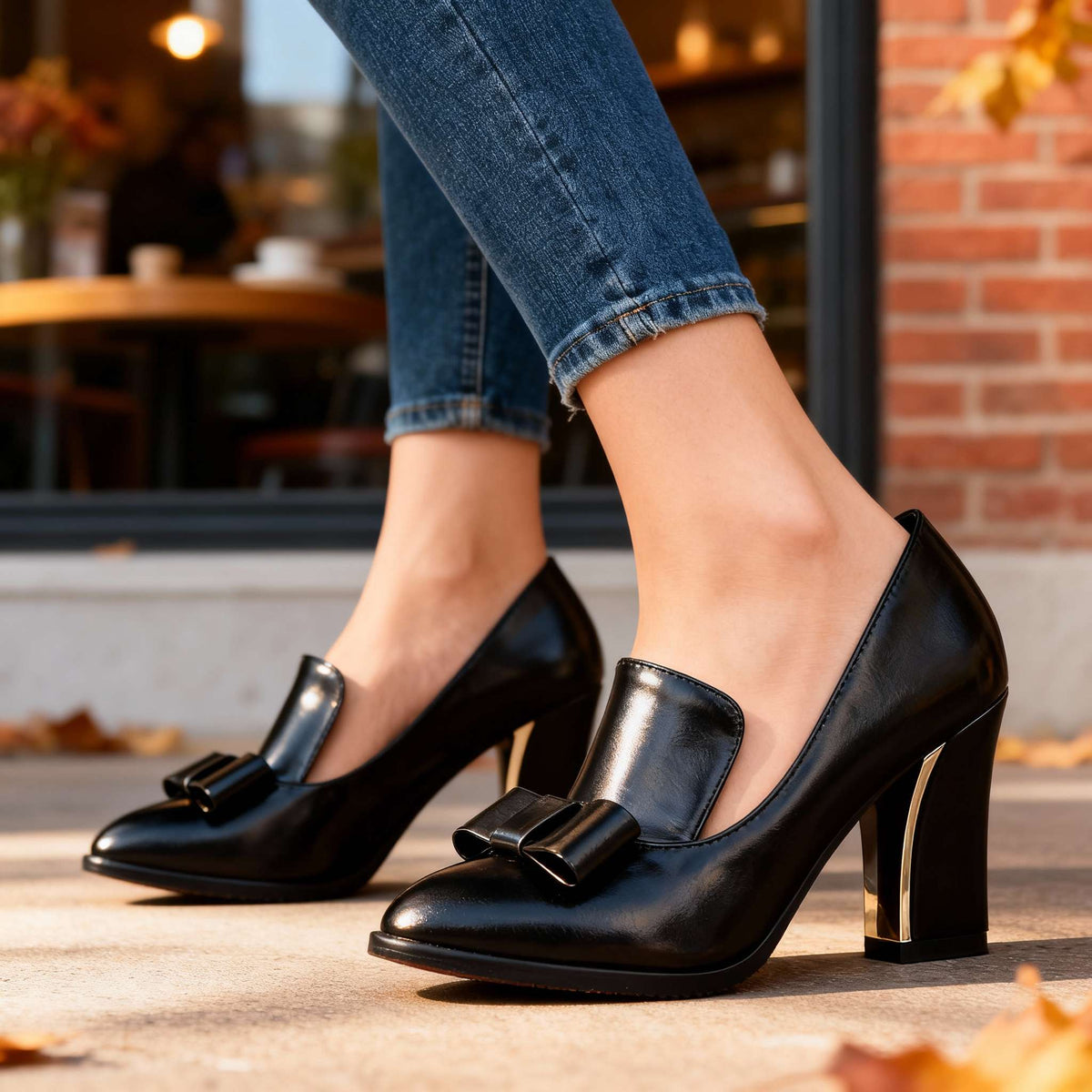Mabel Bow Heels - By Qivii