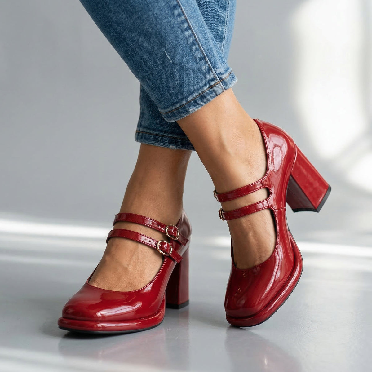 Marissa Twin Strap Loafers - By Qivii