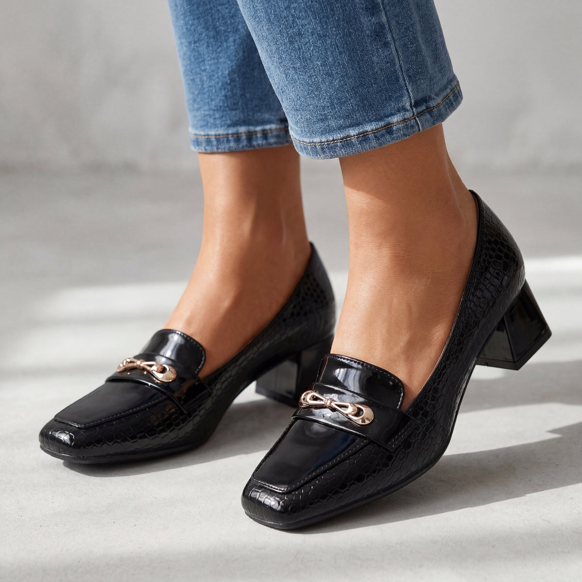 Juliette Patent Loafers - By Qivii