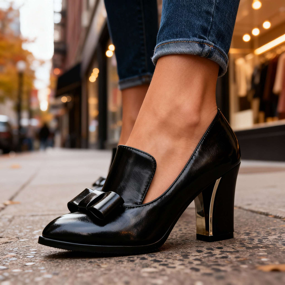 Mabel Bow Heels - By Qivii