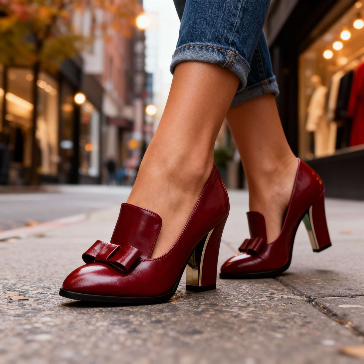 Mabel Bow Heels - By Qivii