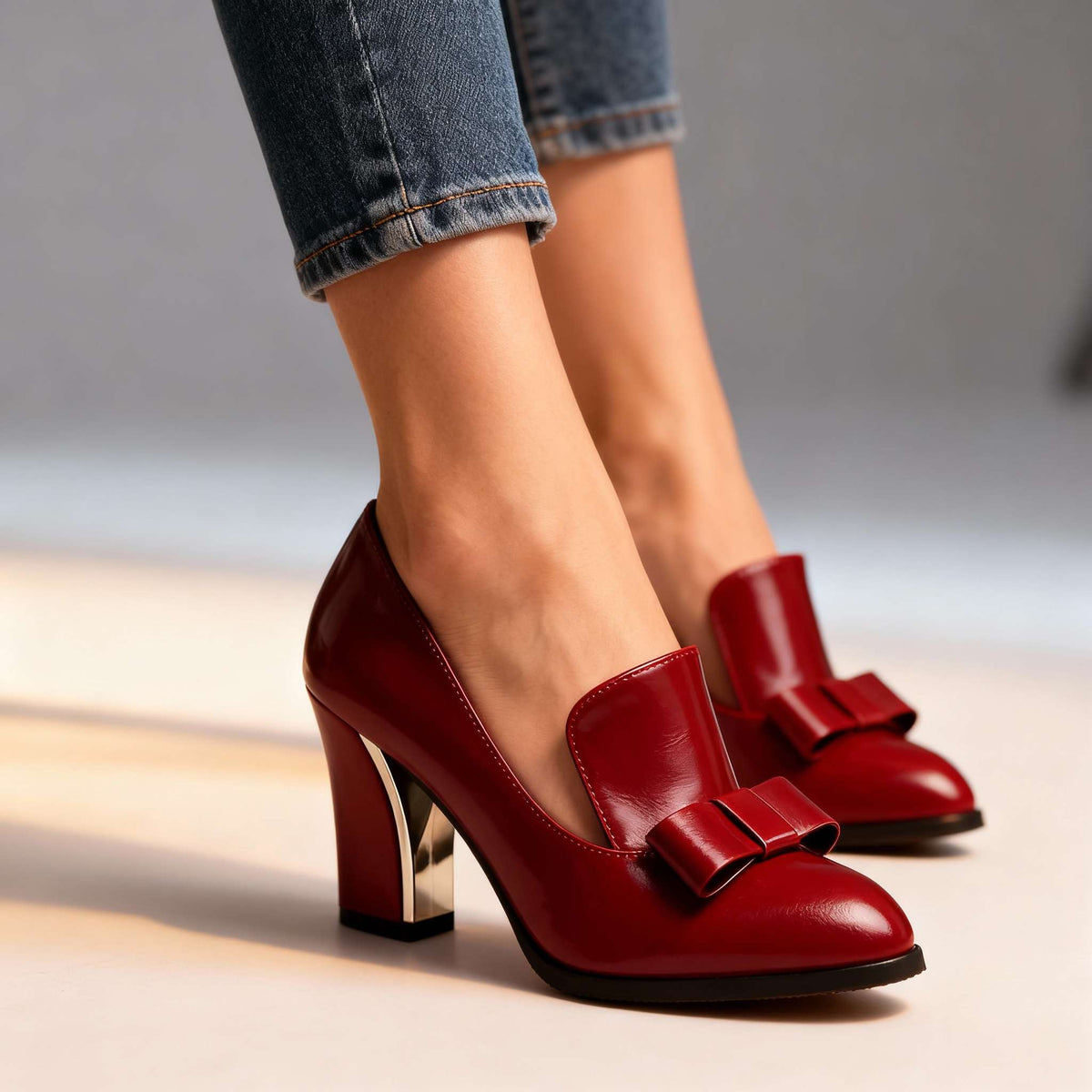 Mabel Bow Heels - By Qivii