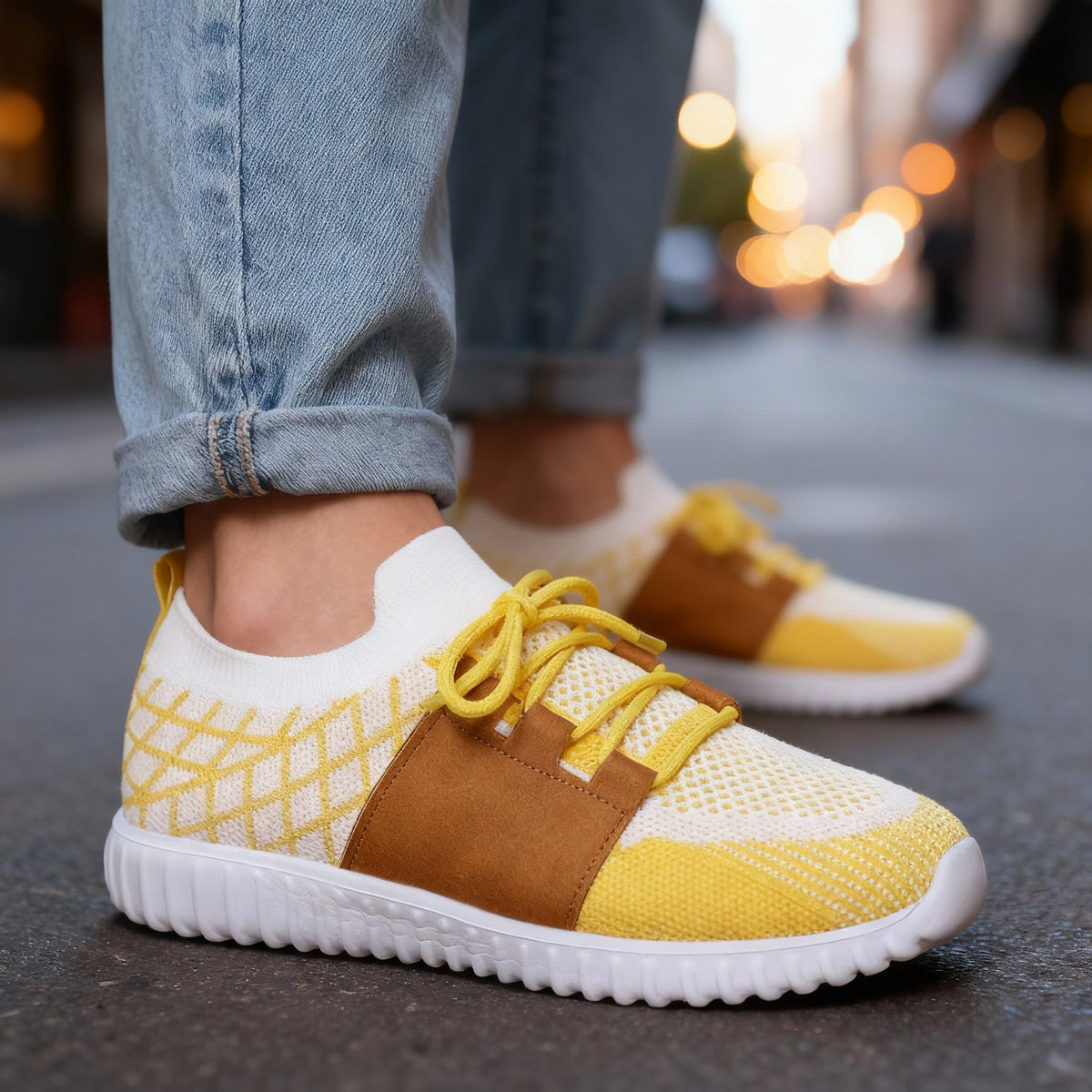Cynthia Comfort Orthopedic Sneakers - By Qivii