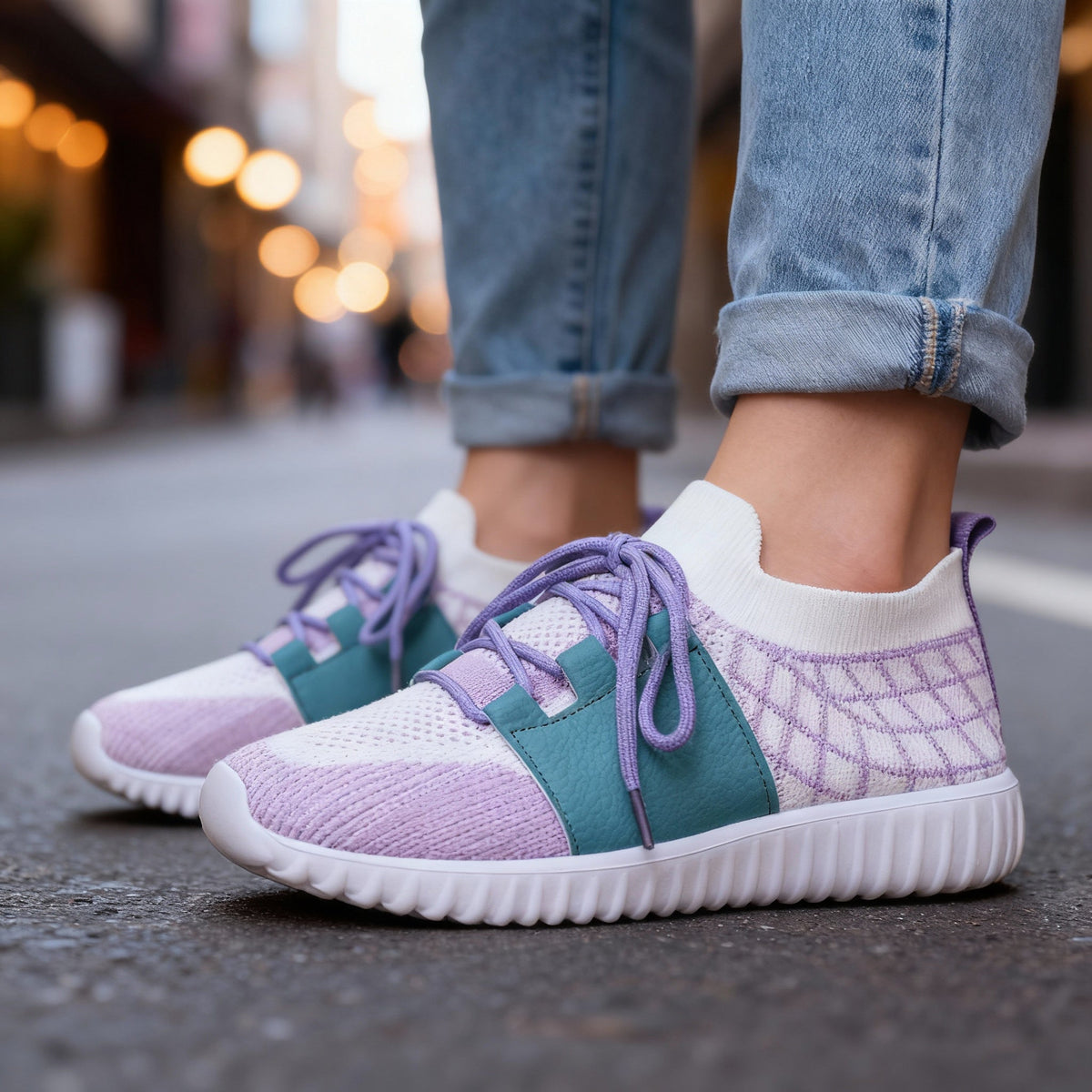 Cynthia Comfort Orthopedic Sneakers - By Qivii