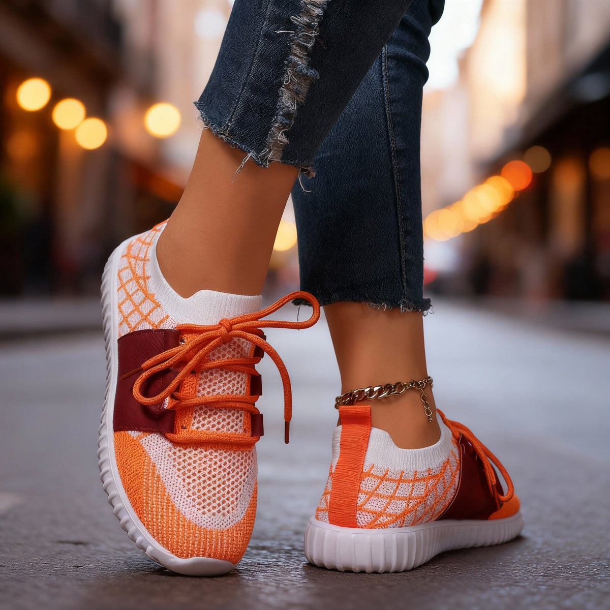 Cynthia Comfort Orthopedic Sneakers - By Qivii