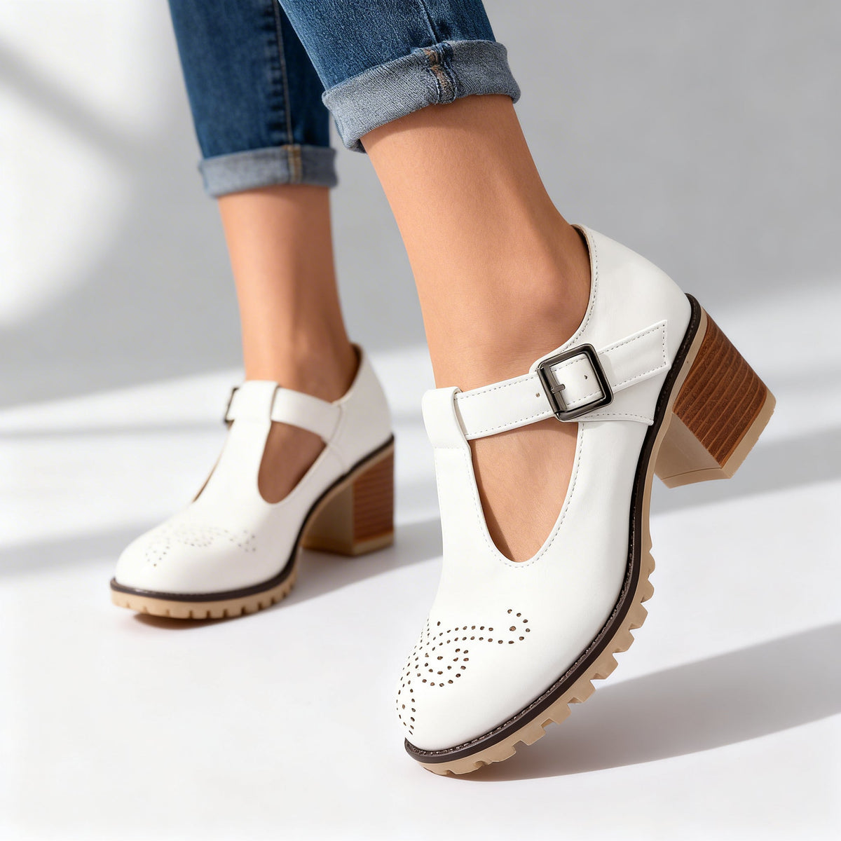 Jacklyn Brogue Loafers - By Qivii