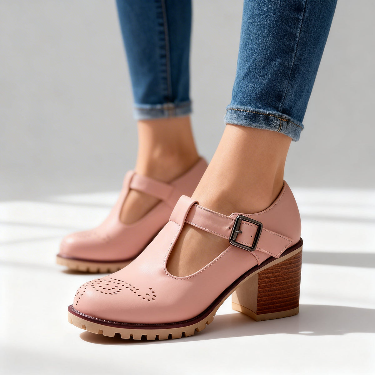 Jacklyn Brogue Loafers - By Qivii