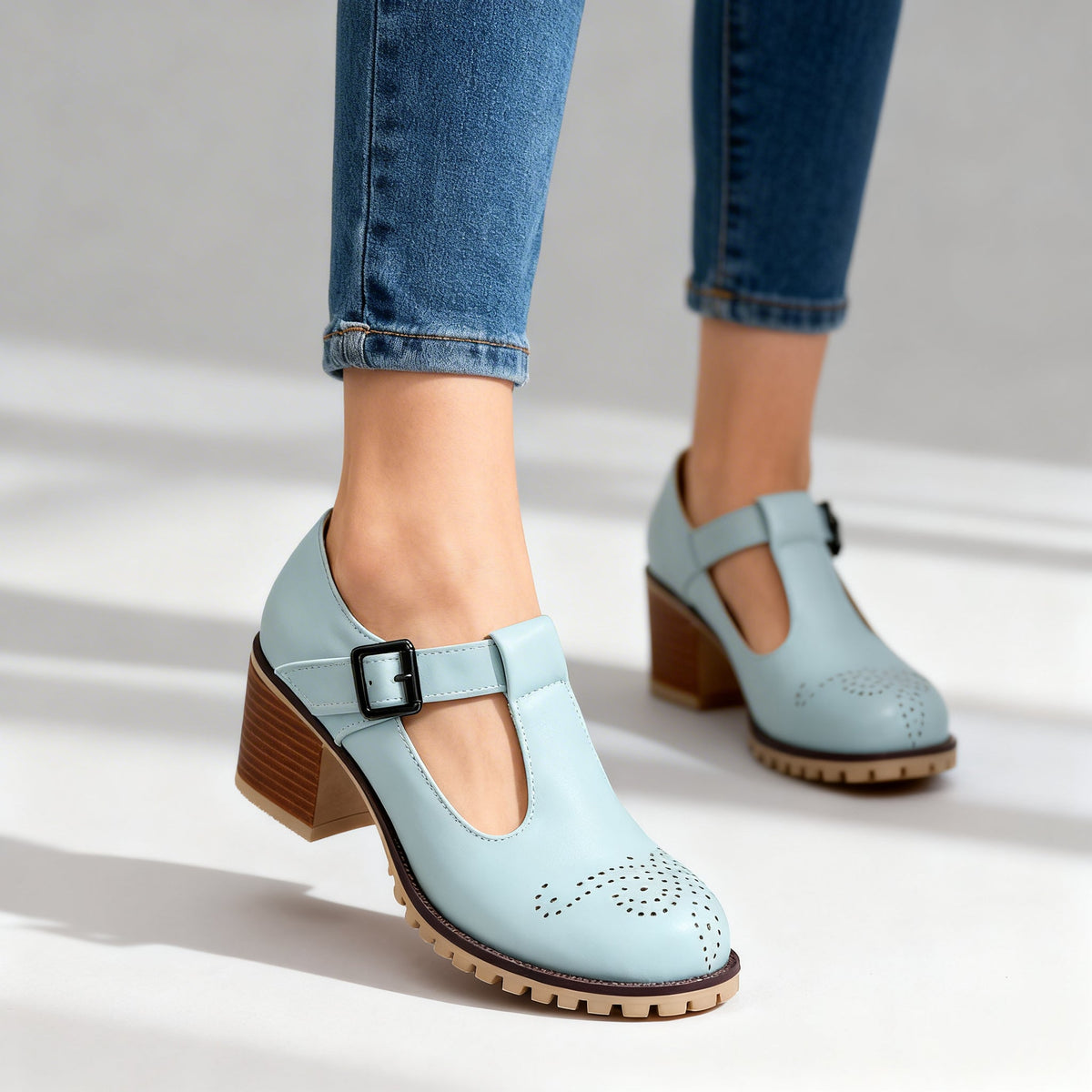 Jacklyn Brogue Loafers - By Qivii