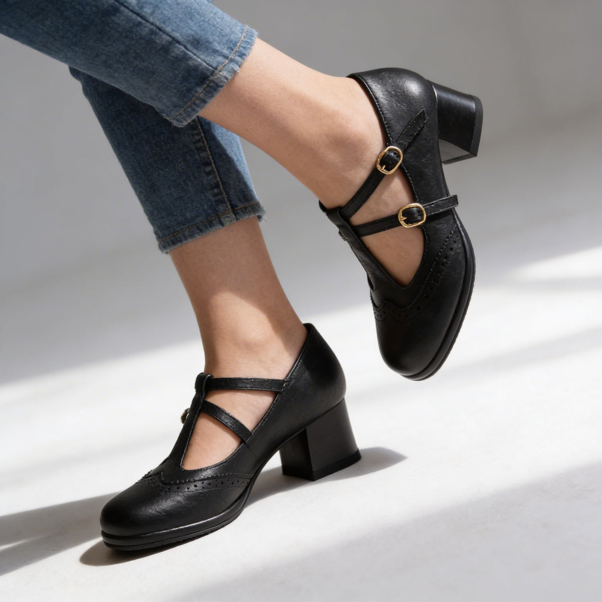 Sadie Mae Brogue Loafers - By Qivii