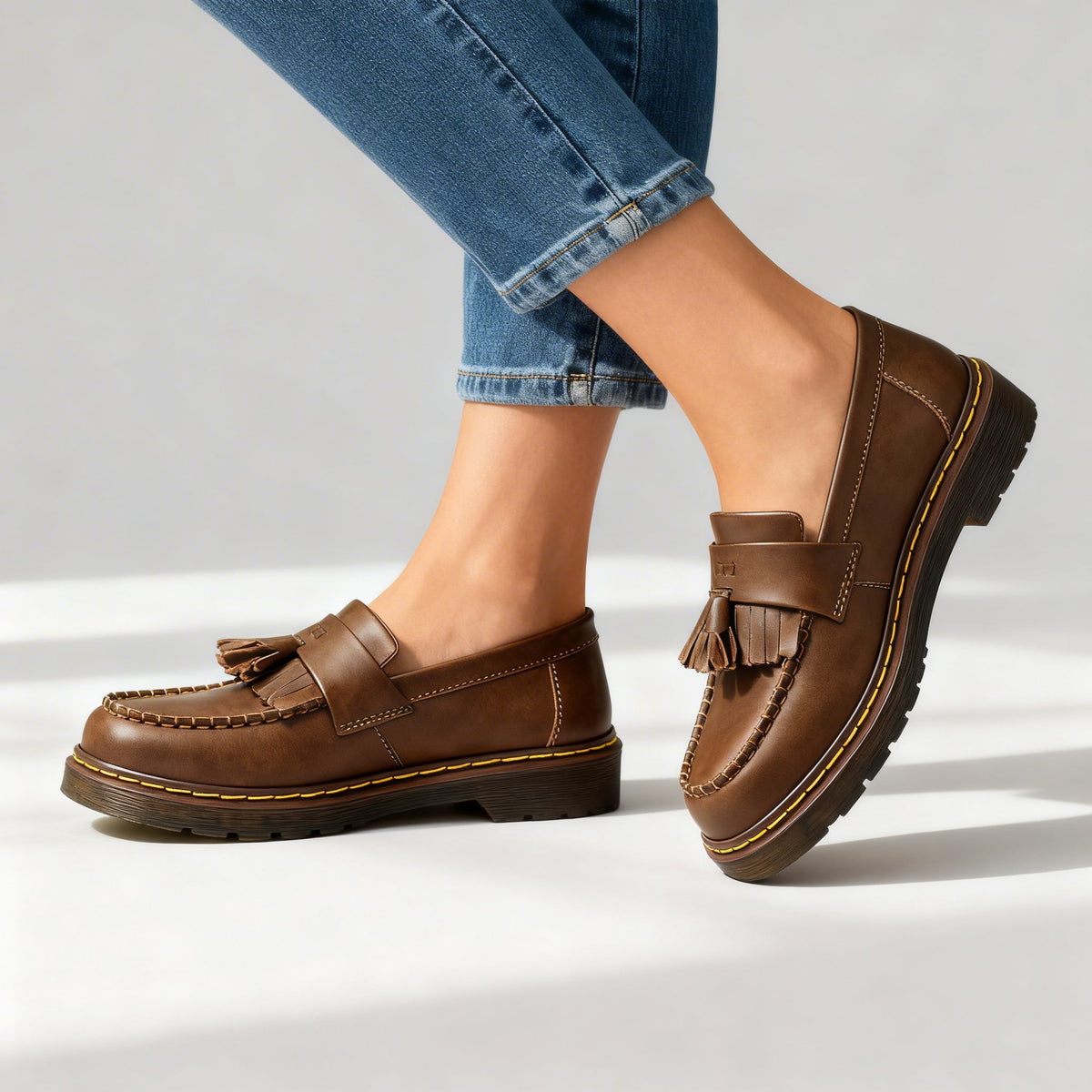 Brandy Tassel Loafers - By Qivii
