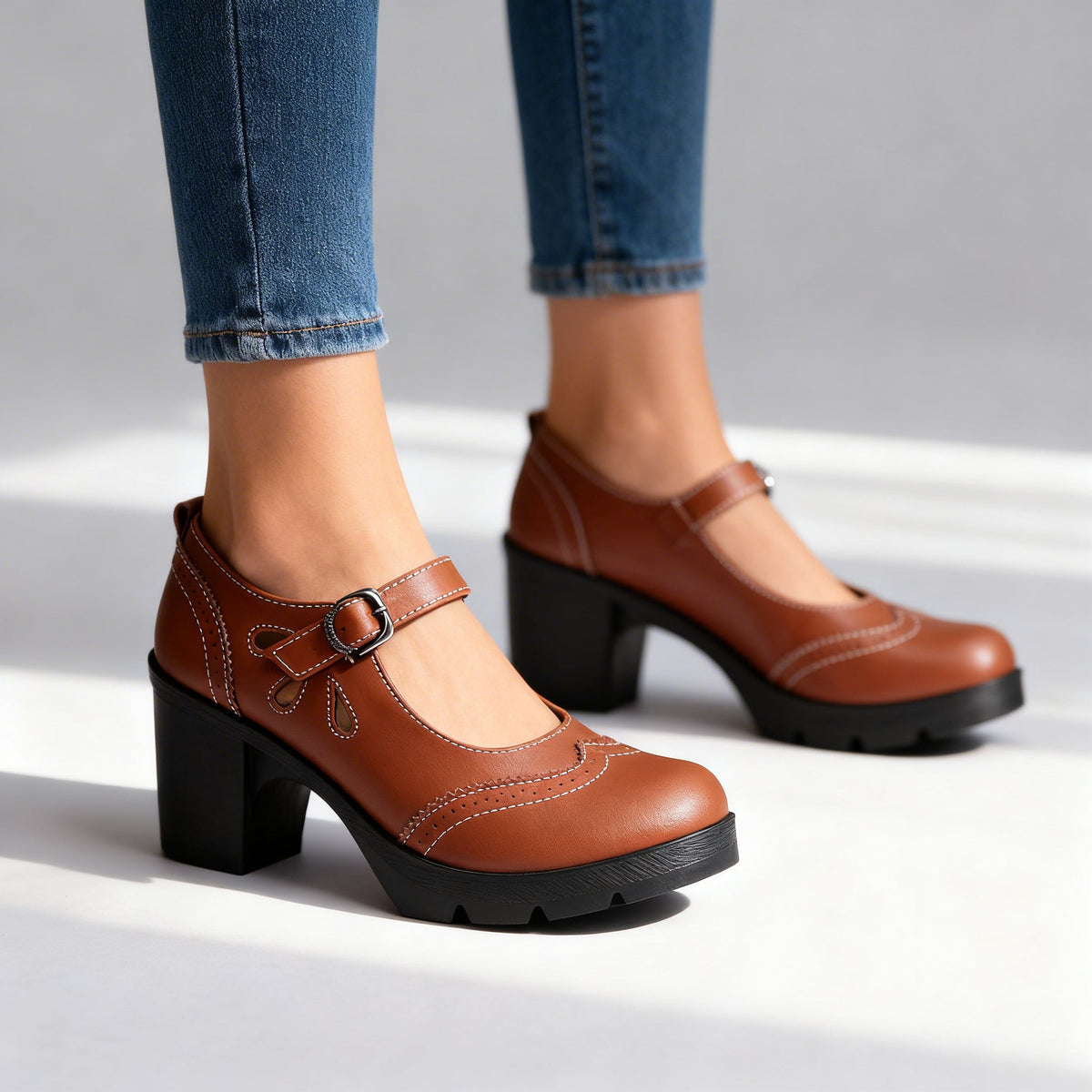 Lovetta Brogue Loafers - By Qivii
