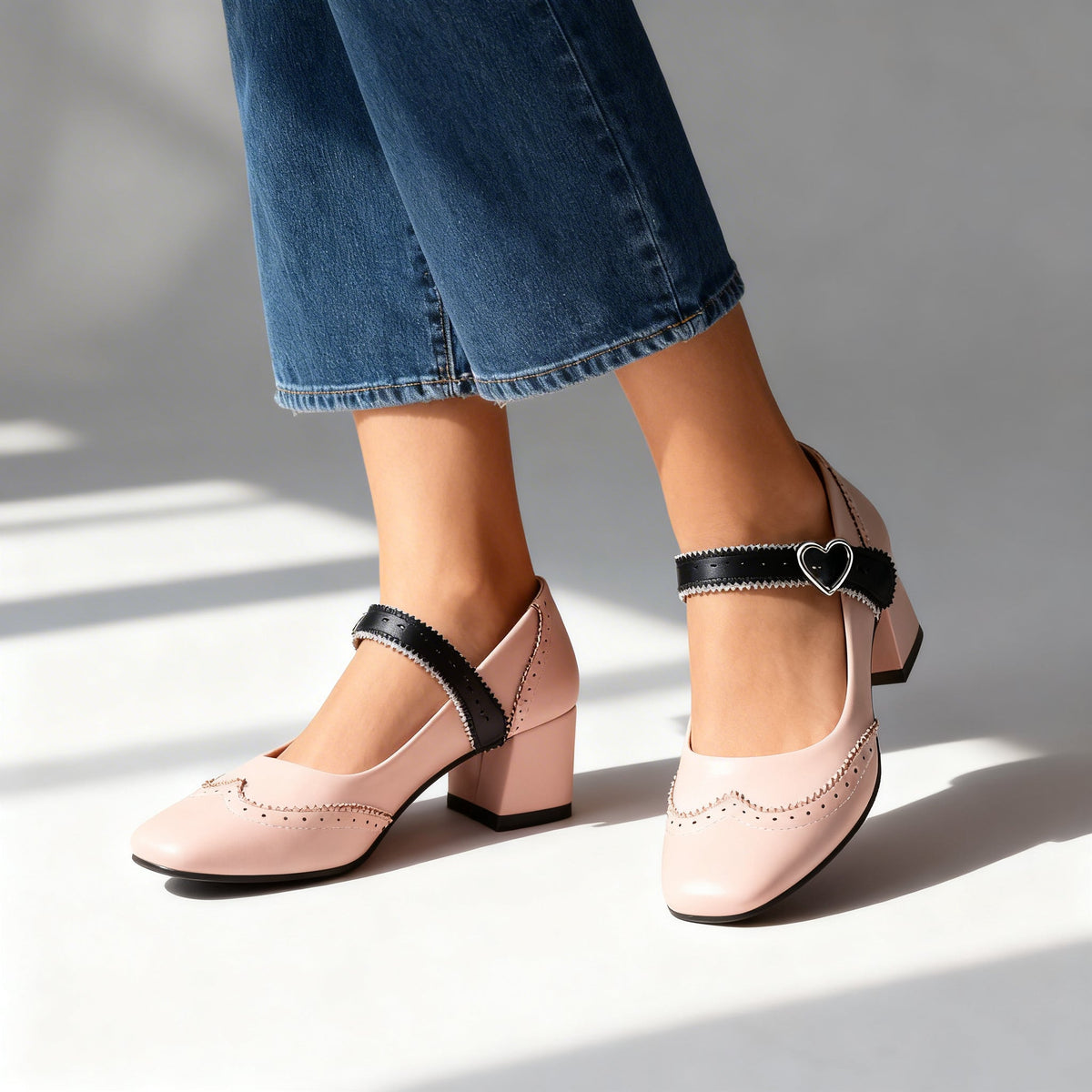 Shirley Brogue Loafers - By Qivii