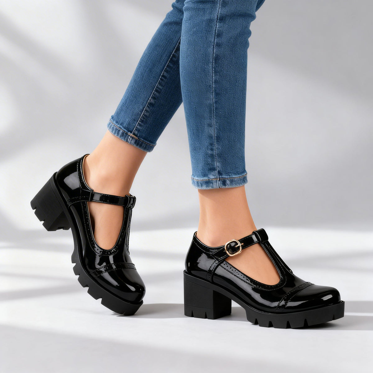 Daisy Brogue Loafers - By Qivii
