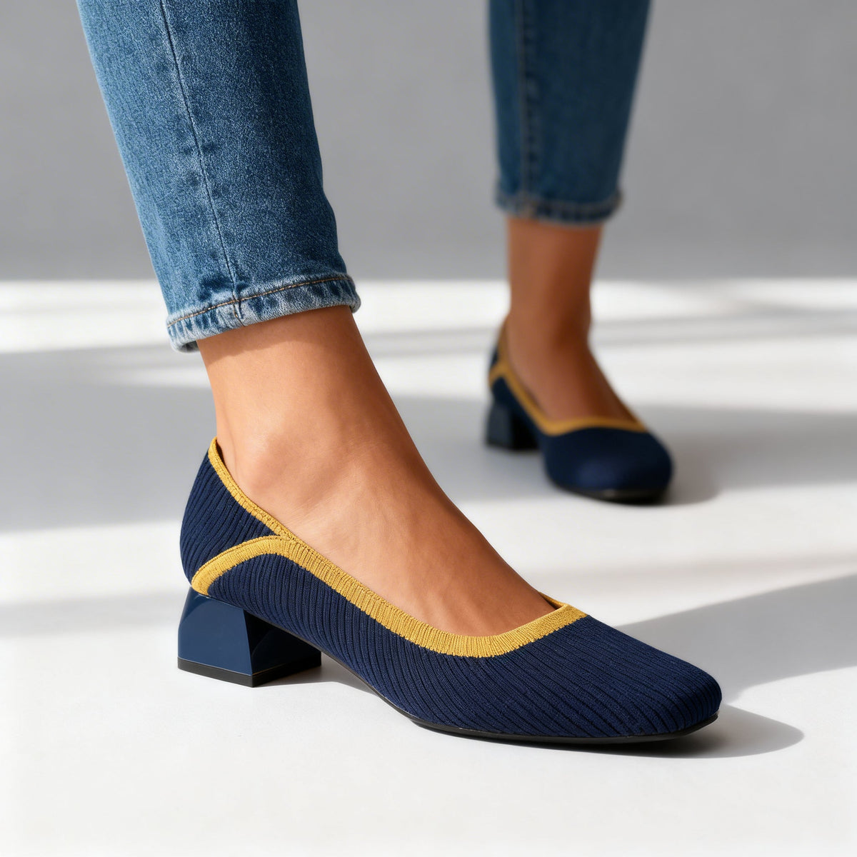 Rosabella Woven Pumps - By Qivii