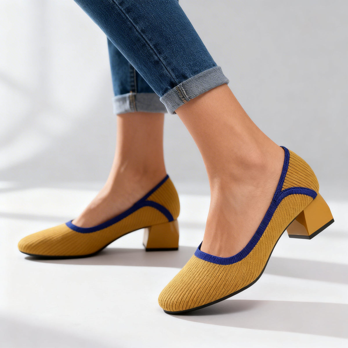 Rosabella Woven Pumps - By Qivii