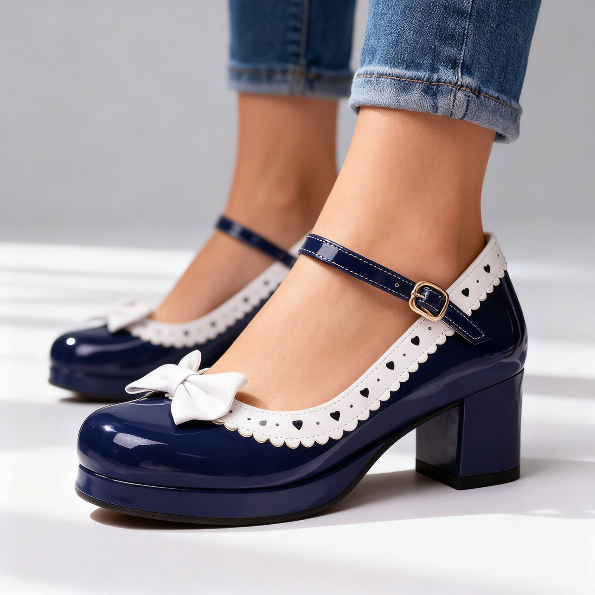 Daphne Bow-Tie Loafers - By Qivii