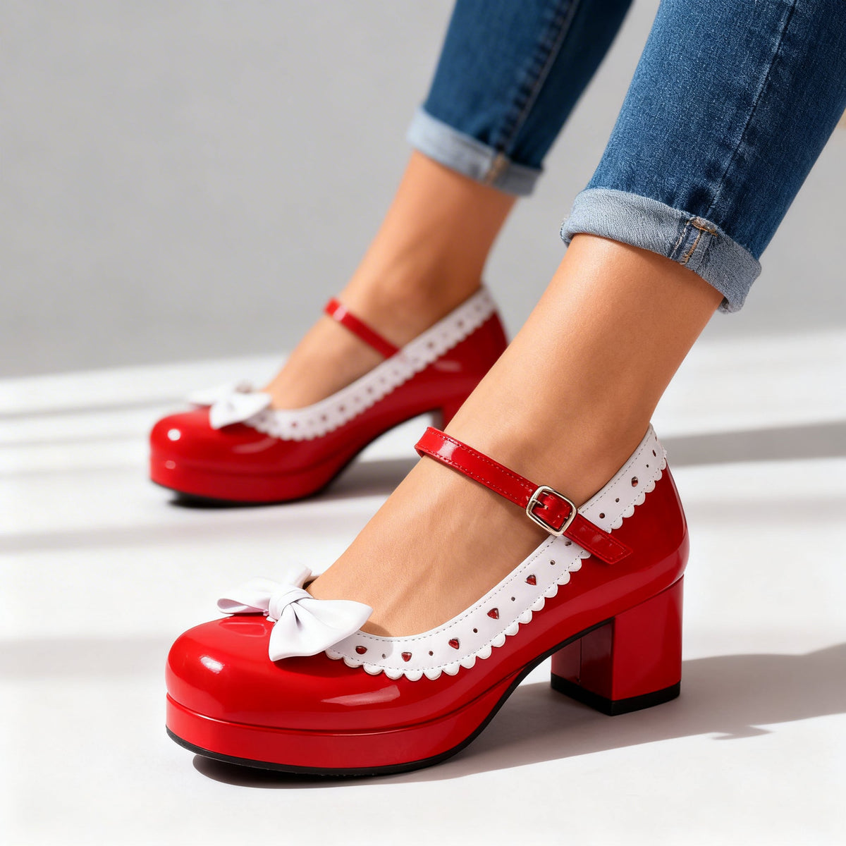 Daphne Bow-Tie Loafers - By Qivii