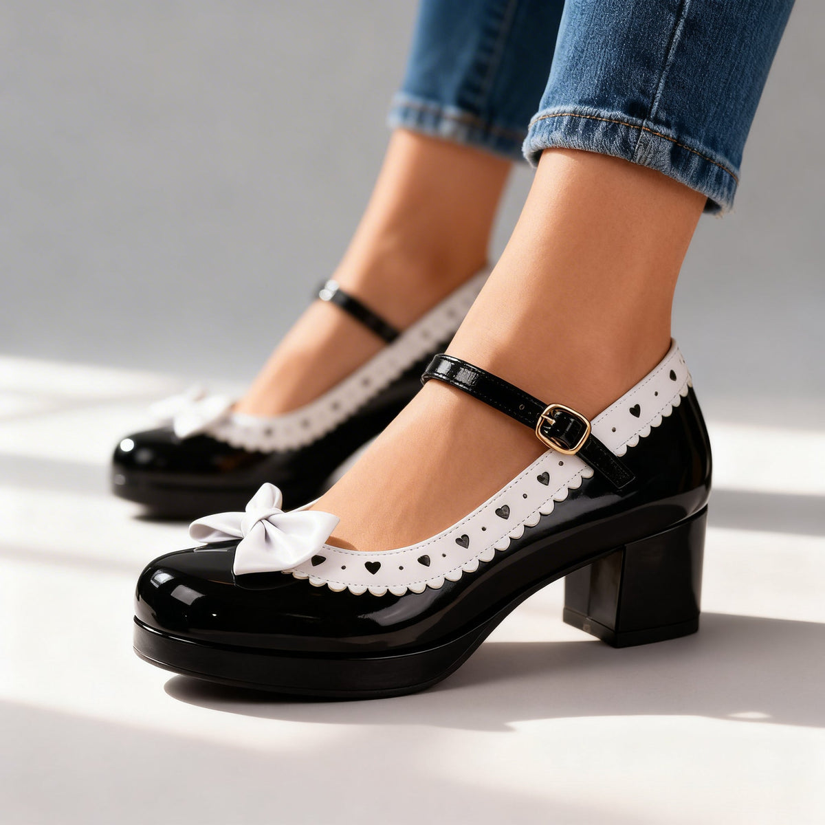 Daphne Bow-Tie Loafers - By Qivii