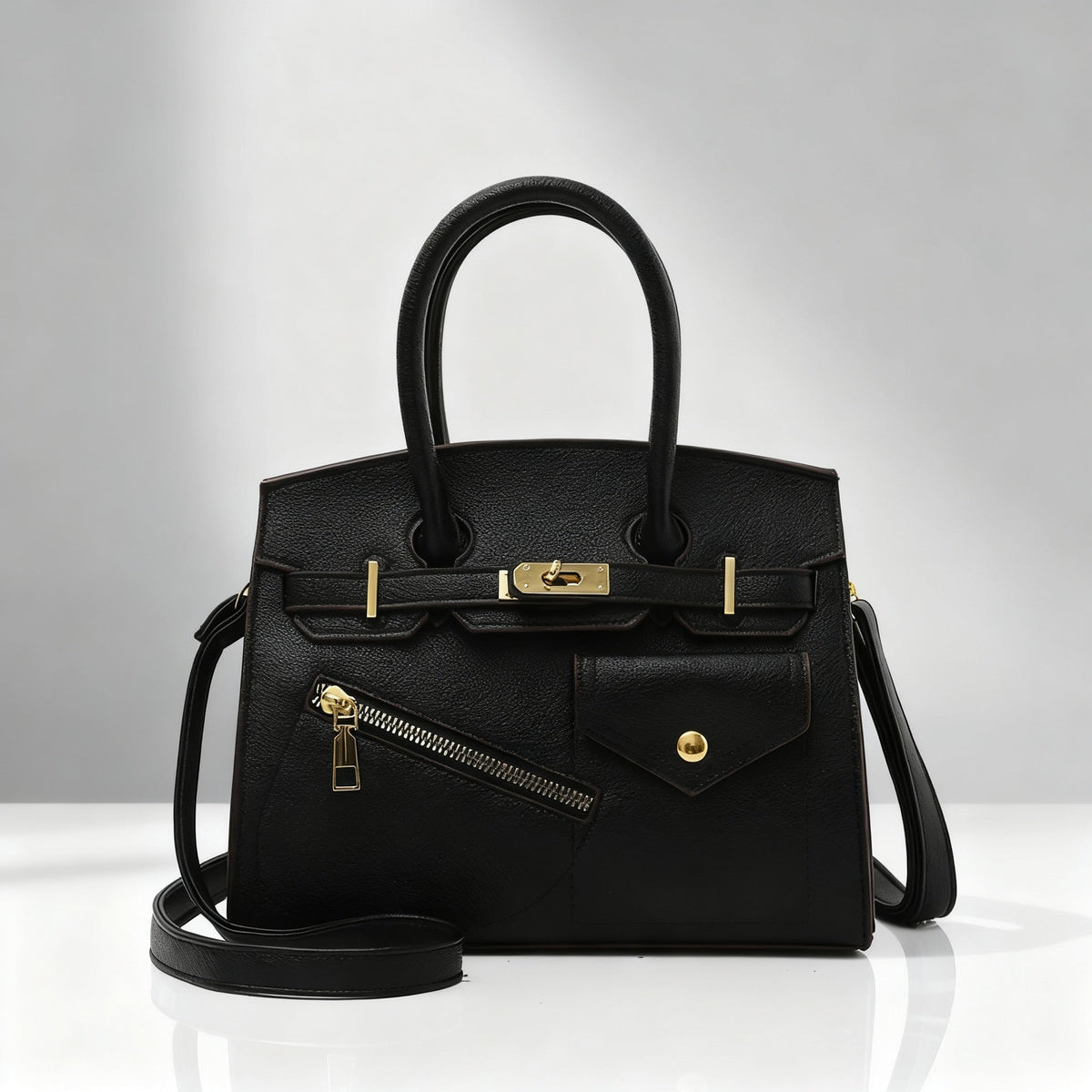 Evelyn Moto Handbag