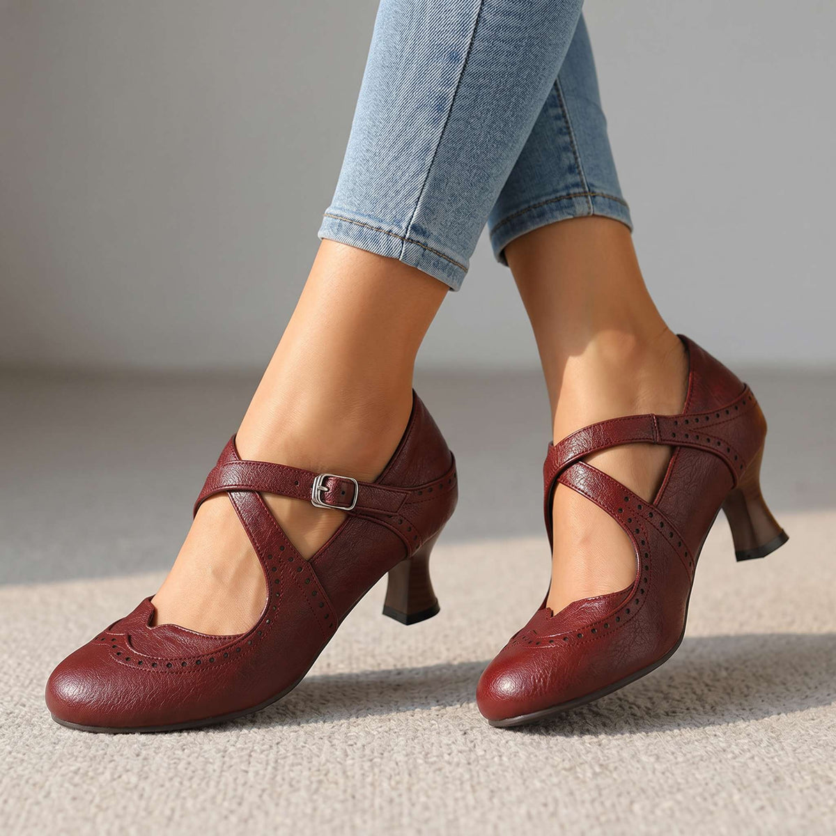 Willow Brogue Loafers - By Qivii