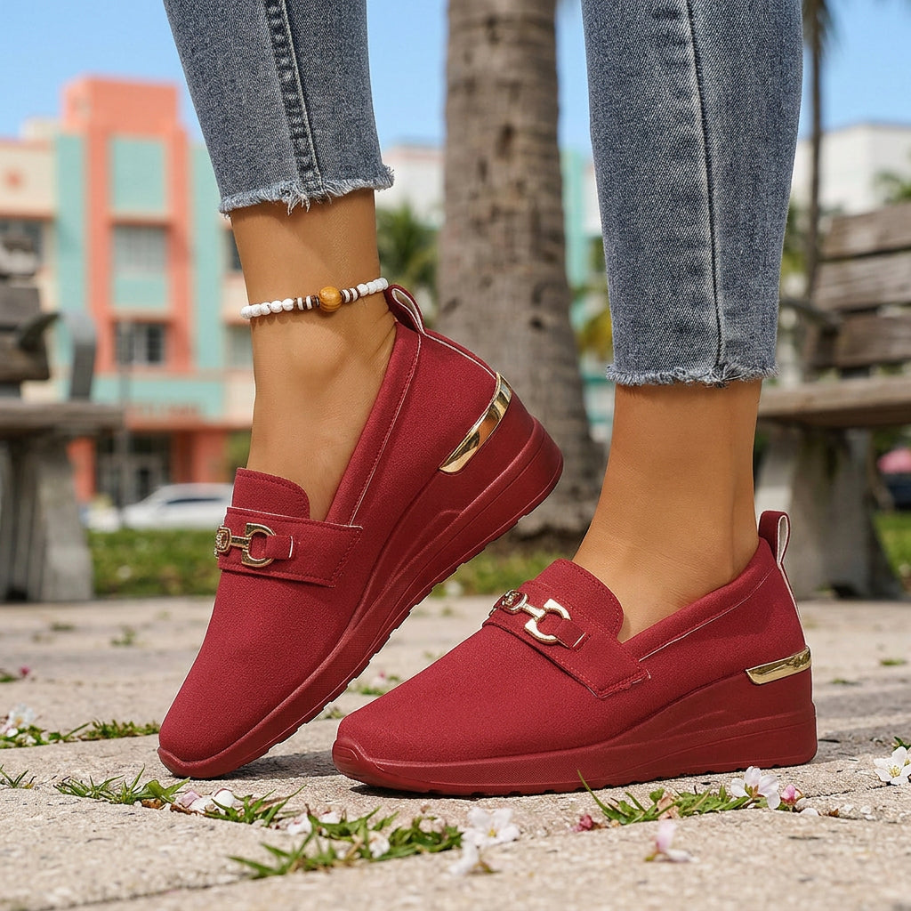 Heidi Orthopedic Accent Loafers - By Qivii