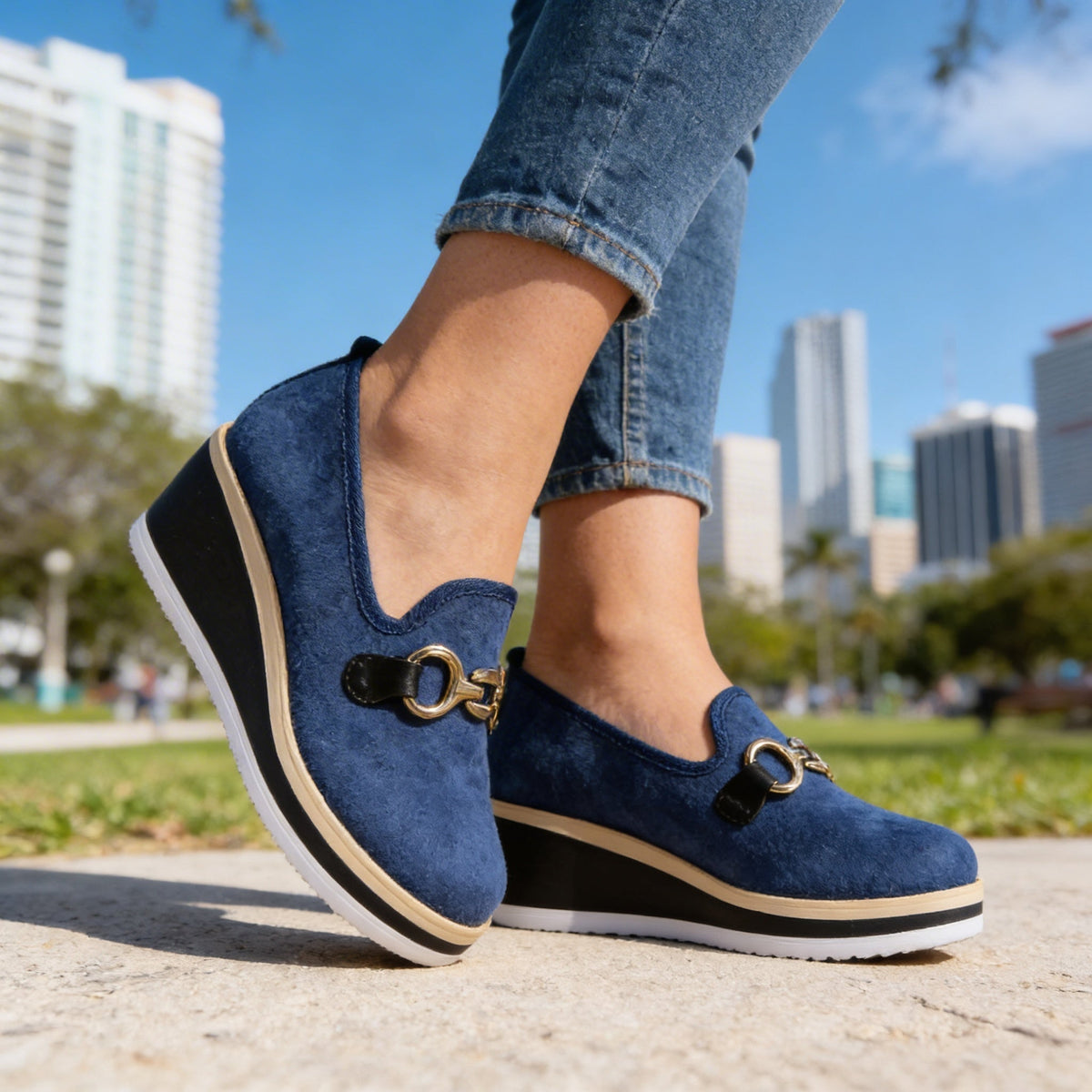 Alicia Orthopedic Platform Loafers - By Qivii