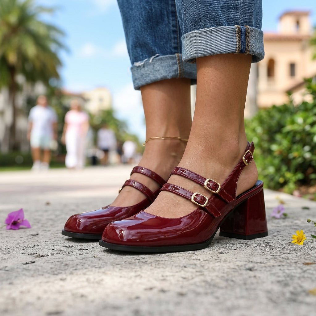 Delilah Twin Slingback Loafers - By Qivii