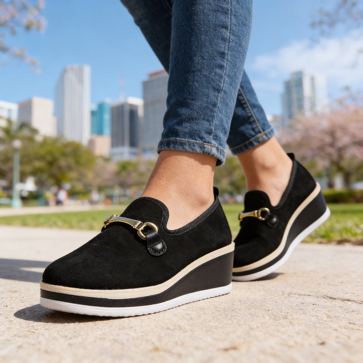 Alicia Orthopedic Platform Loafers - By Qivii