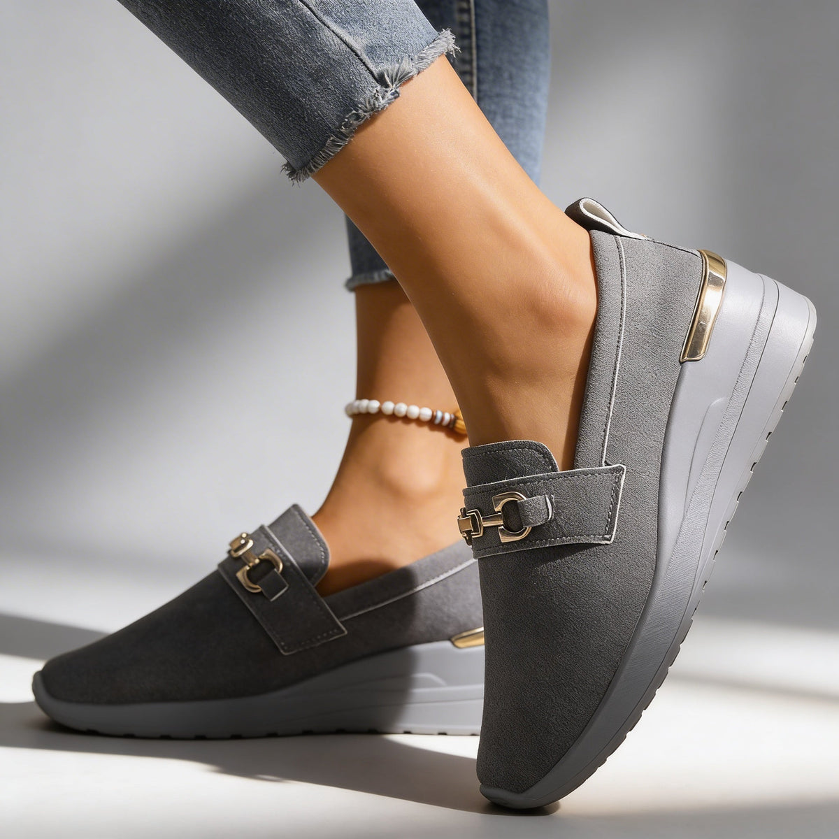 Heidi Orthopedic Accent Loafers - By Qivii