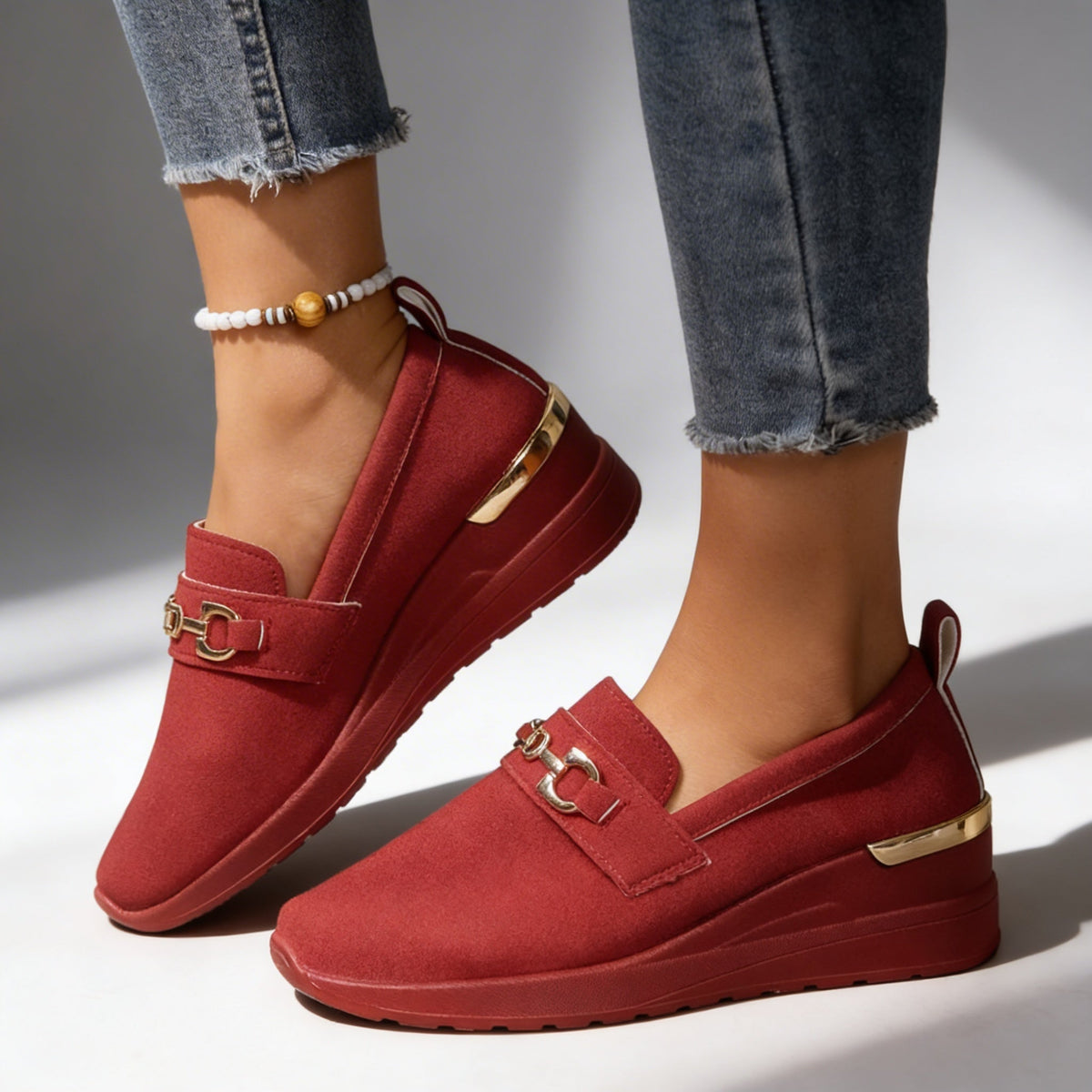 Heidi Orthopedic Accent Loafers - By Qivii