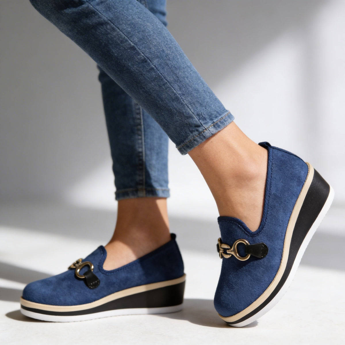 Alicia Orthopedic Platform Loafers - By Qivii