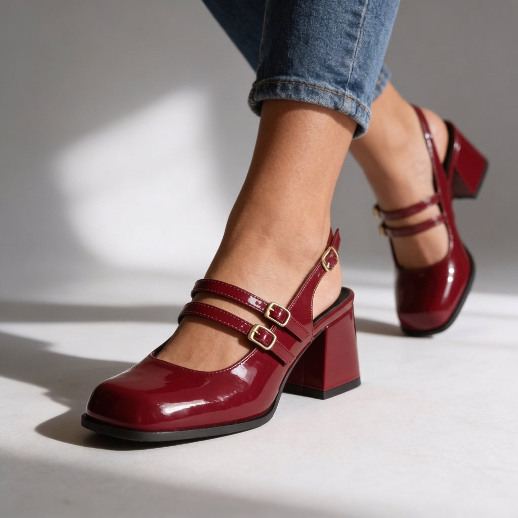 Delilah Twin Slingback Loafers - By Qivii