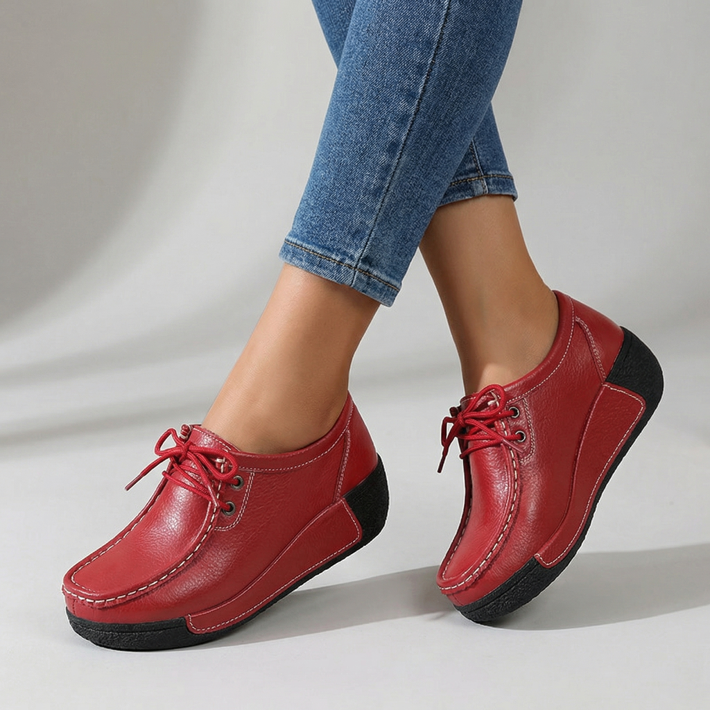 Elena Orthopedic Moc Loafers - By Qivii