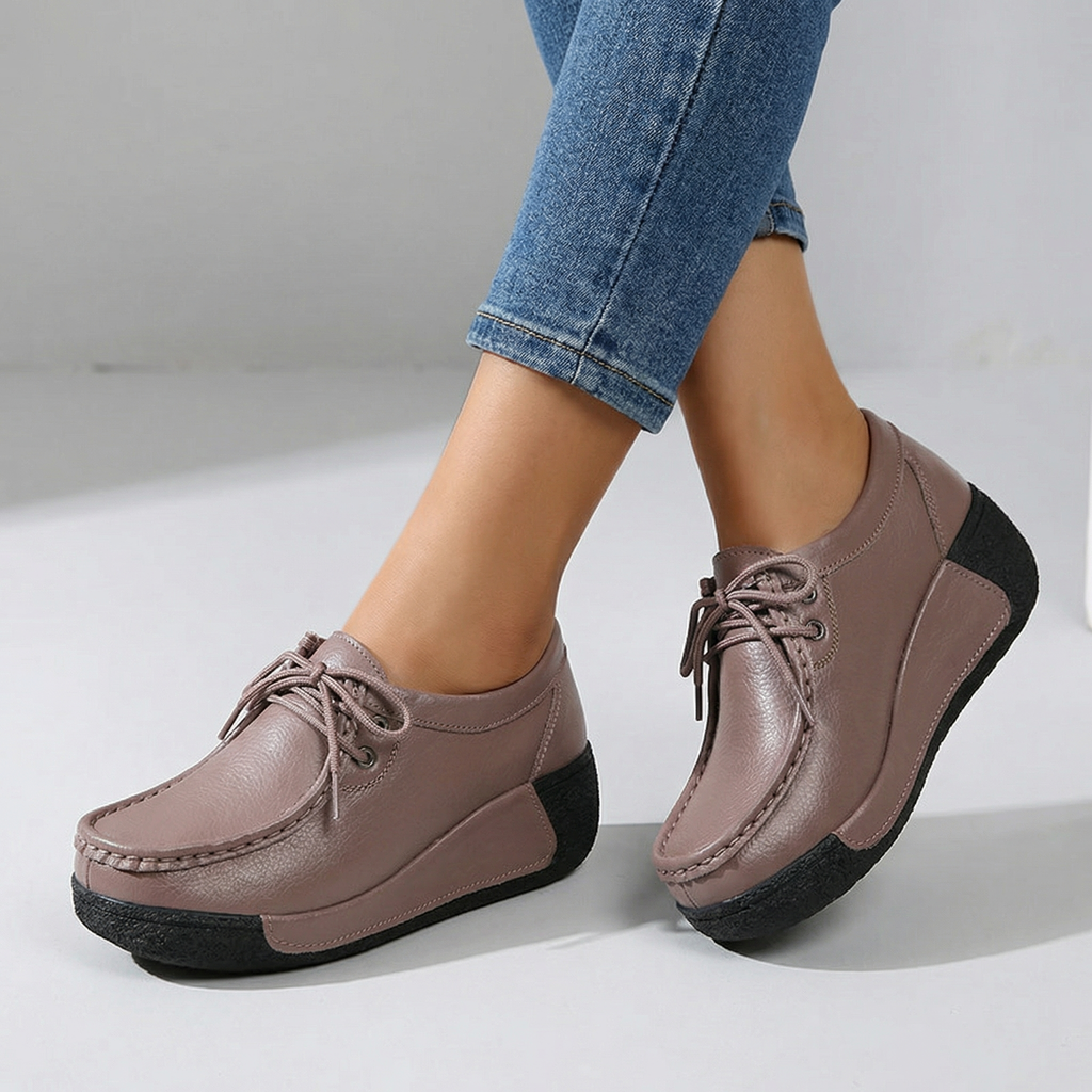 Elena Orthopedic Moc Loafers - By Qivii