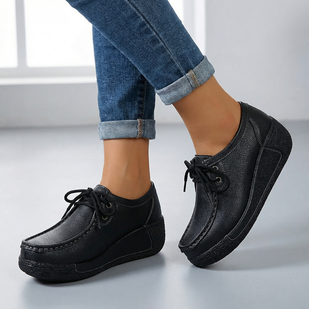 Elena Orthopedic Moc Loafers - By Qivii